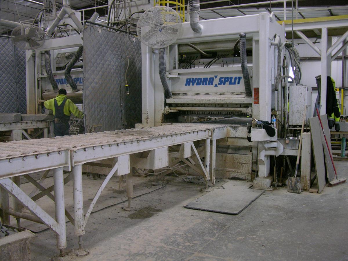 Processing equipment at the quarry